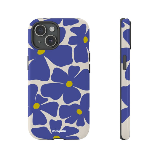 Blue Flower Pattern on Iphone Case